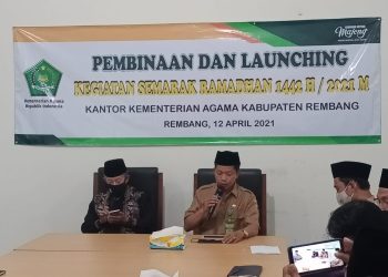 Kemenag Rembang Luncurkan Semarak Ramadan 1442 H