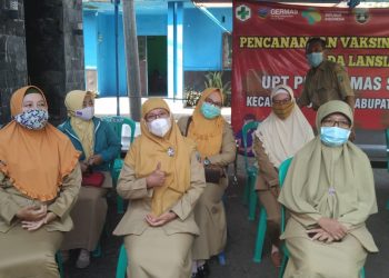 Vaksinasi Covid19 Tahap II MTsN 3 Rembang Berlangsung Lancar