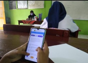 MTsN 4 Rembang Adakan PTS Berbasis Android