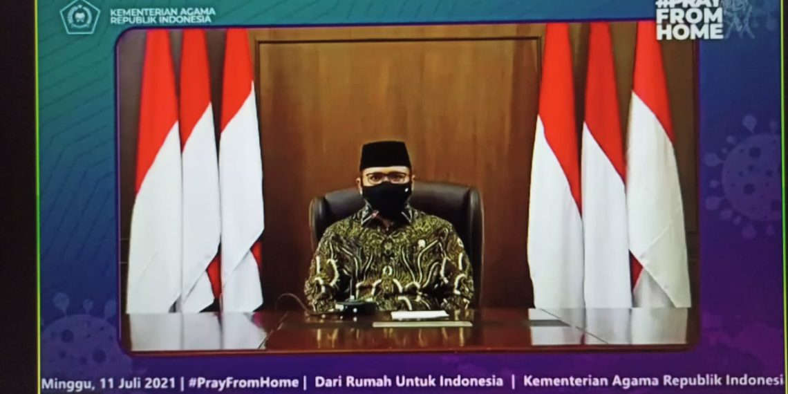Segenap ASN Kemenag Rembang Ikuti Doa Bersama