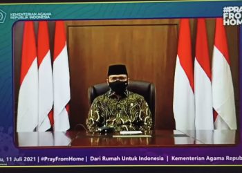 Segenap ASN Kemenag Rembang Ikuti Doa Bersama