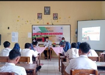 Siswa MTsN 3 Rembang Ikuti Sosialisasi Bahaya Rokok