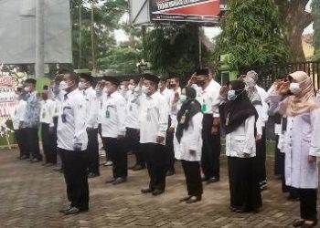 ASN Ikuti Apel Penghormatan Bendera dan Doa