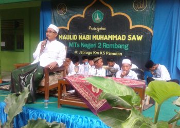 Peringatan Maulud Nabi Muhamad SAW di MTs Negeri 2 Rembang