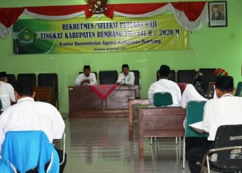 Tes seleksi petugas haji, peserta kerjakan soal lewat gagdet