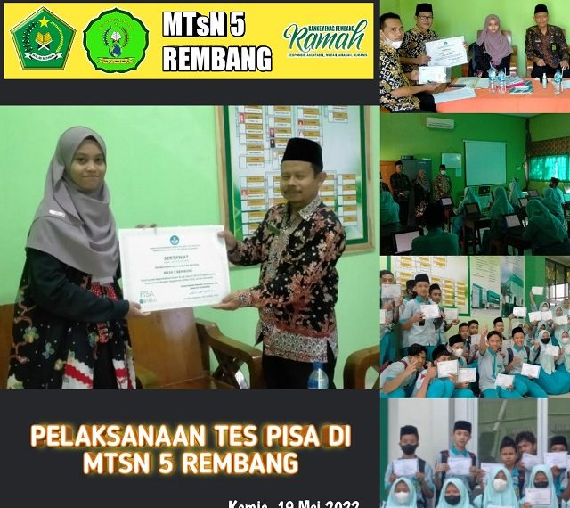 42 Siswa MTsN 5 Rembang Ikuti Program PISA