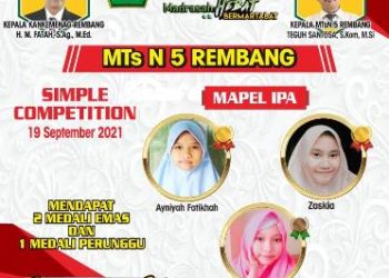 MTsN 5 Rembang Raih Juara dalam 3 Ajang Lomba