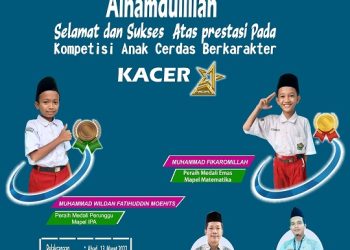 MIN 1 Rembang Borong Medali Lomba Mapel Online