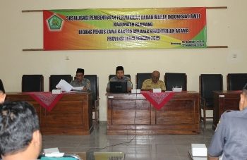 Sosialisasi Pembentukan BWI Kabupaten/Kota