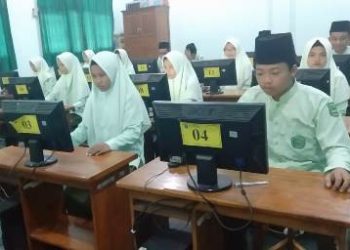 Siswa MA Riyadl antusias ikuti simulasi UAMBN-BK