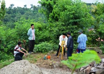 Kemenag Ukur Arah Kiblat Desa Bendo