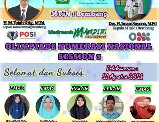 MTsN 1 Rembang Raih 9 Medali