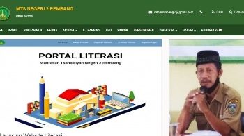 MTsN 2 Rembang Luncurkan Website Literasi Digital