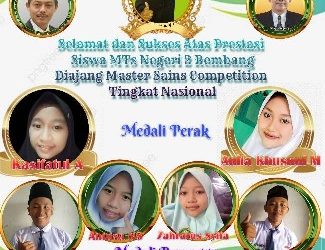 MTsN 2 Rembang Raih 6 Medali Master Sains Competition