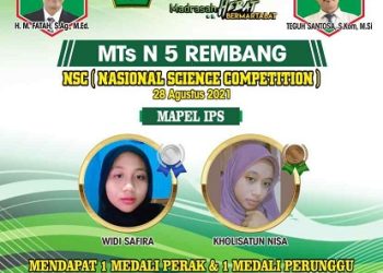 MTsN 5 Rembang Meraih Prestasi