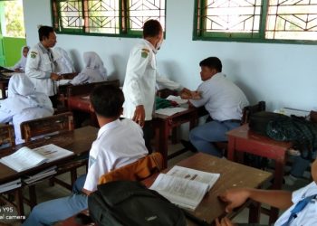 Tegakkan Tatib, STP2K MAN 1 Rembang Gelar Sidak