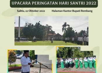 Penyuluh Sampaikan Doa, MB As-Syathi Jadi Korsik Upacara HSN Pemkab Rembang