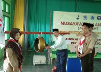Buka Musyawarah Anggota, Kamabigus Pramuka MAN 2 Rembang Sampaikan Beberapa Pesan