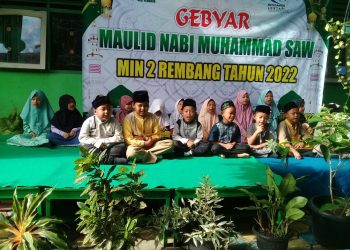 MIN 2 Rembang Gelar Maulid Nabi