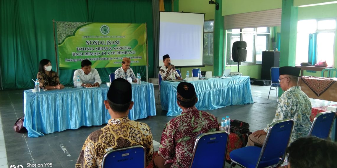 MUI Rembang Gelar Sosialisasi Bahaya Miras dan Narkoba bagi Remaja