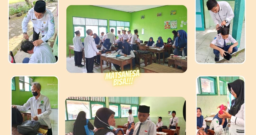 Tingkatkan Kedisiplinan, MTsN 1 Rembang Gelar Sidak