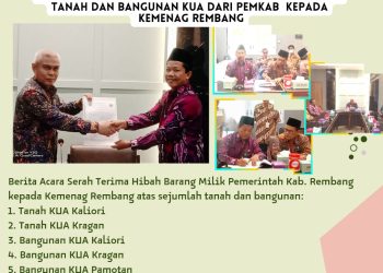 Kemenag Tandantangani BAST Hibah Tanah KUA
