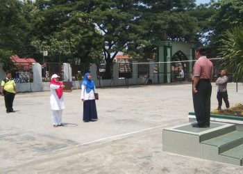 Persiapkan Upacara HAB, MAN 2 Rembang Gelar Latihan