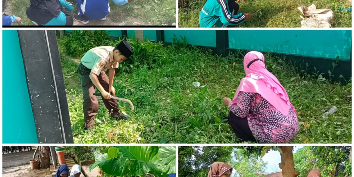 MIN 1 Rembang Mengadakan Kegiatan Rutin  Jumat Bersih