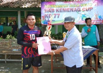 MAN 1 Rembang Raih Juara 1 Lomba Voli HAB ke-77