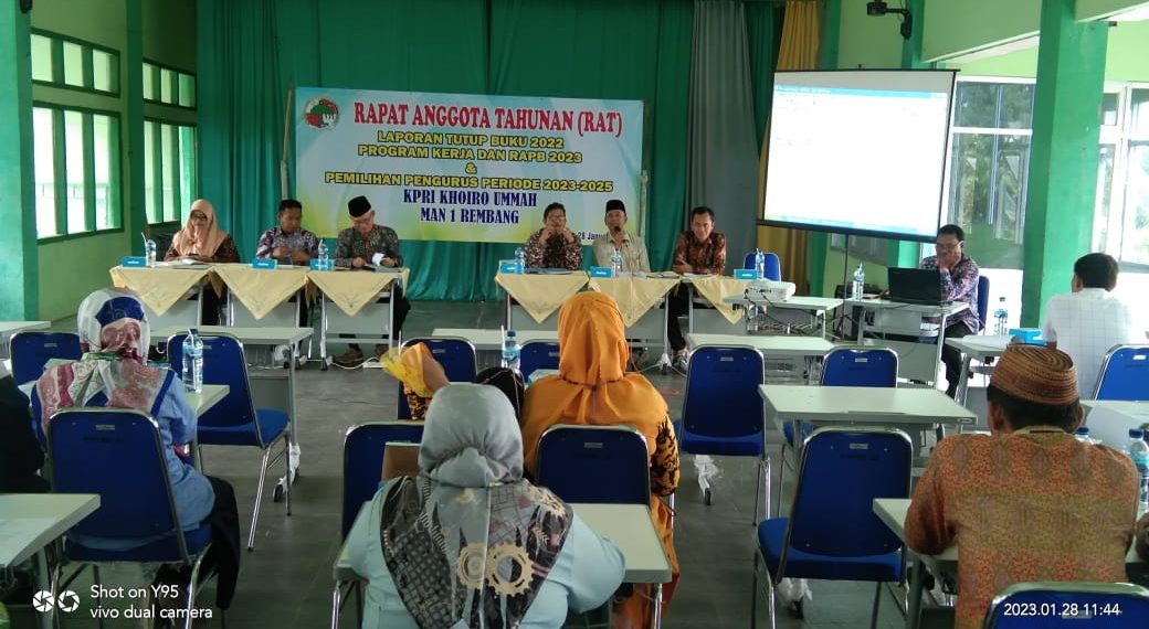 Pilih Pengurus Baru, Koperasi Khoiro Ummah MAN 1 Rembang Adakan RAT 2022