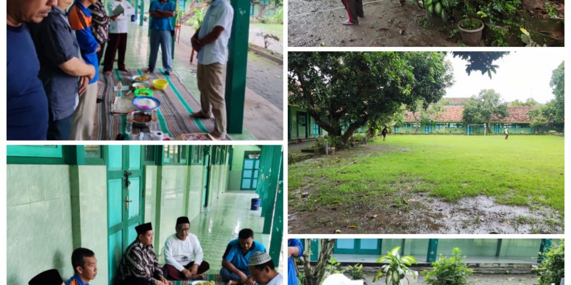 Perbaiki Sarpras, MTsN 1 Rembang Bangun Hall Indoor
