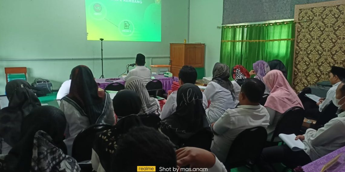 Penilaian ZI, Ini yang Dipresentasikan Kepala MAN 2 Rembang