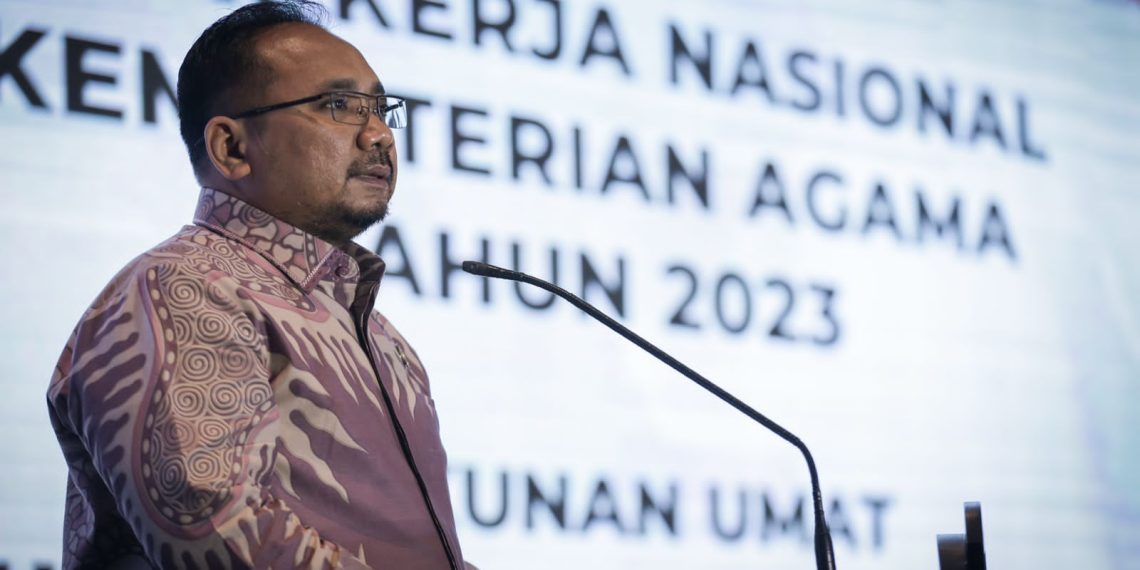 Buka Rakernas Kemenag 2023, Gus Men: Hilangkan Praktik Korupsi!