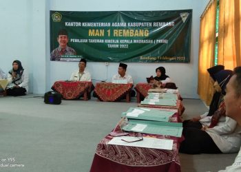 Tim Assesor Lakukan Penilaian Kinerja Kepala dan Monev Guru MAN 1 Rembang