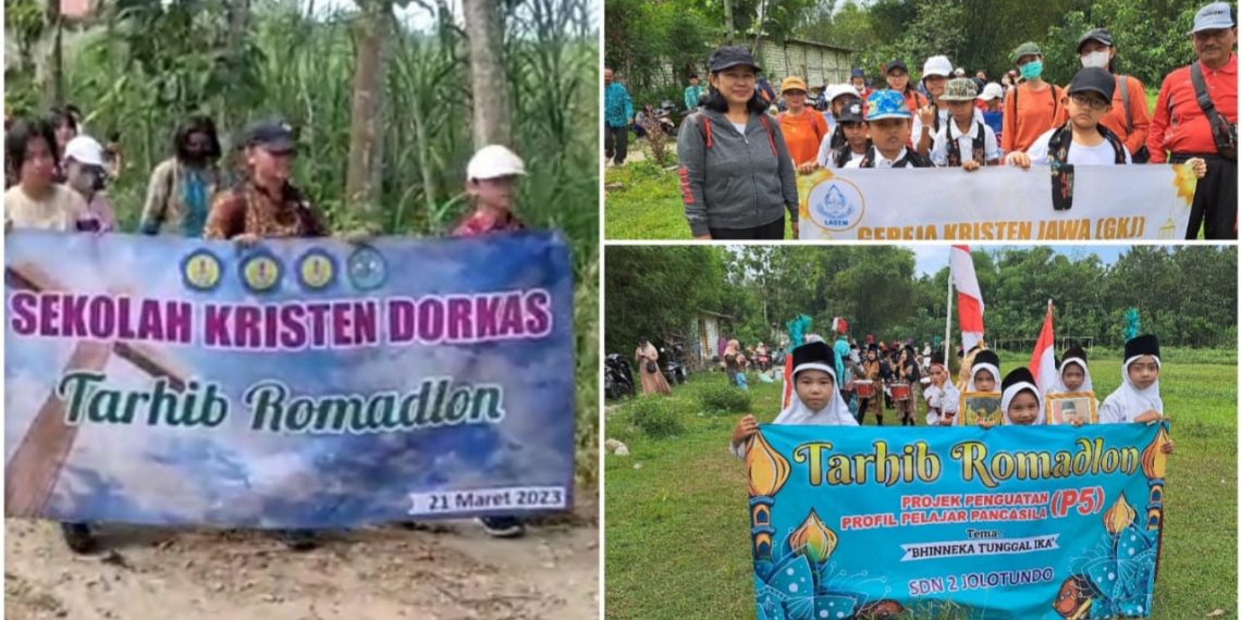 Komunitas Gereja dan Sekolah Kristen Turut Semarakkan Pawai Sambut Ramadan 1444 H