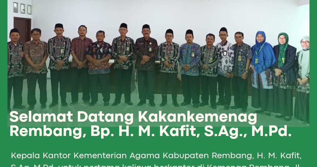 Kemenag Rembang Sambut Kedatangan Kakankemenag dengan Hangat