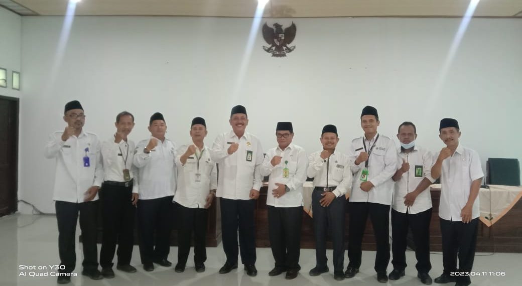 Rapat Perdana dengan Kepala Madrasah Negeri, Ini Pesan Kakankemenag