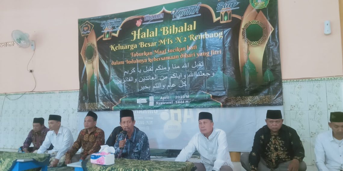 MTsN 2 Rembang Gelar Halal Bi Halal
