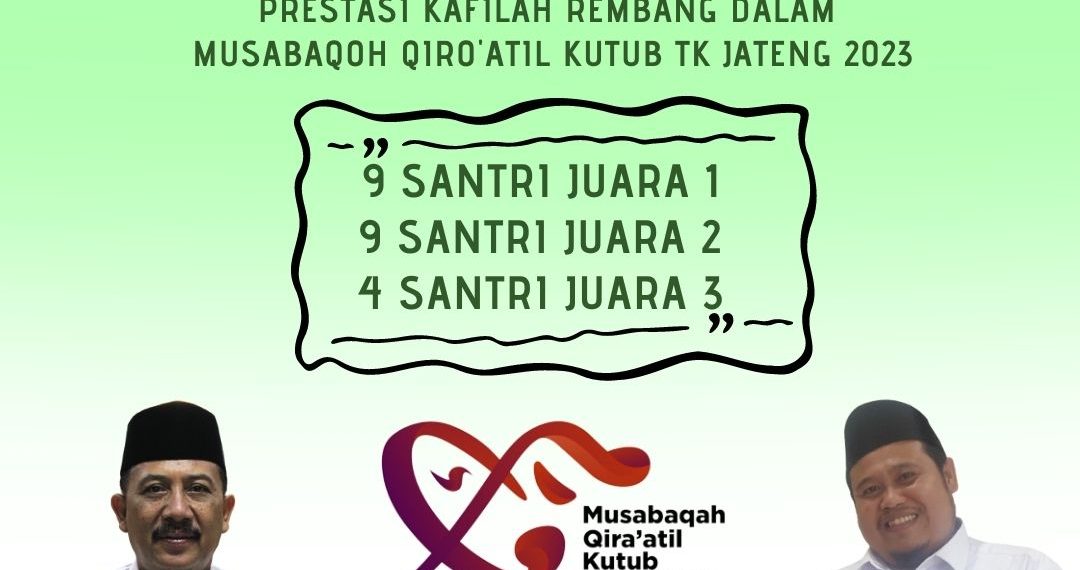 MQK Jateng, Kafilah Rembang Sabet 9 Emas