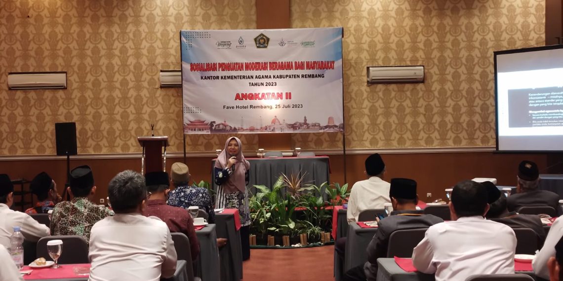 Cegah Perdebatan Agama di Media Sosial, Kemenang Rembang Gelar Penguatan Moderasi Beragama