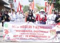 Meriahkan Karnaval Kemerdekaan, MTsN 1 Rembang Usung Tema “Wonderful Indonesia”