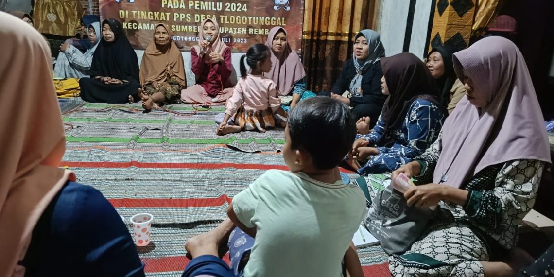 Penyuluh Informasi Publik, Hartiningsih Sosialisasikan Pemilu 2024 kepada Jemaah Muslimat Fatayat