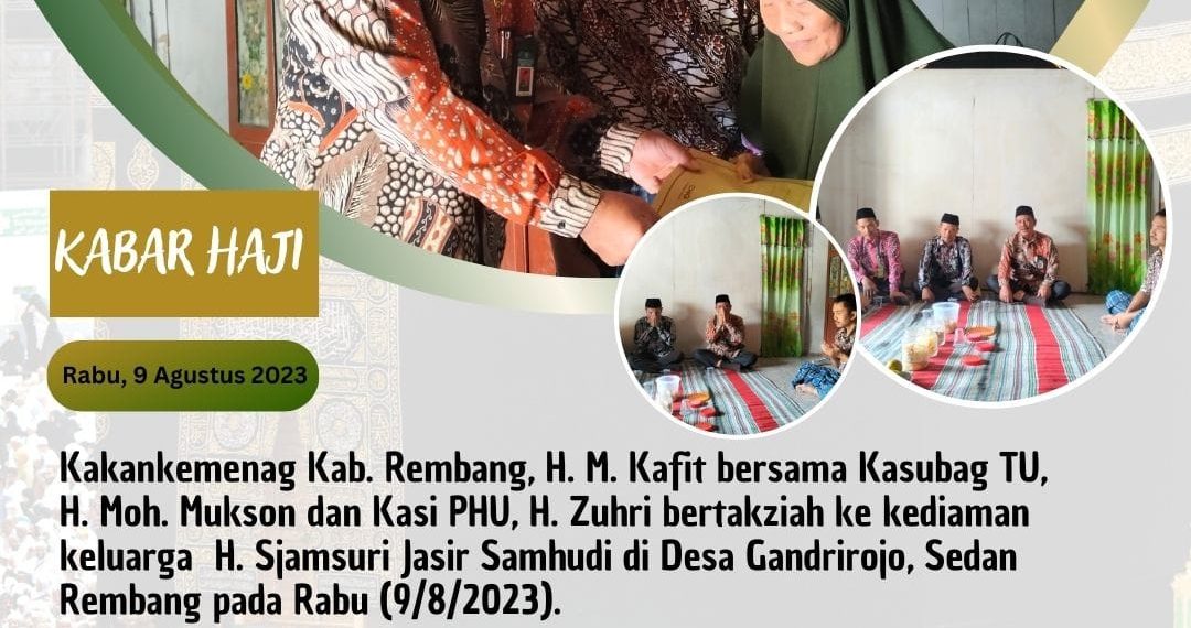 Kakankemenag Bertakziyah ke Keluarga Sjamsuri, Jemaah Haji yang Wafah di Madinah