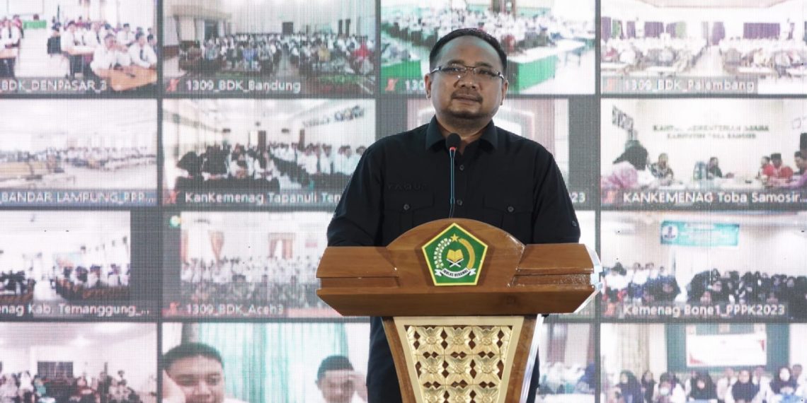 Buka Orientasi, Ini Pesan Gus Men Yaqut kepada 29.012 PPPK Kemenag