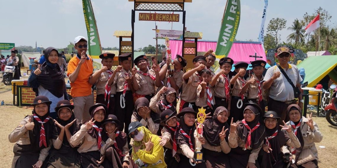 Gudep MIN 1 Rembang Sabet 2 Trophy Tergiat Jambore SD/MI
