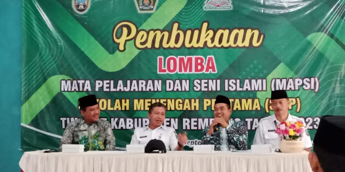 472 Siswa Ikuti MAPSI di SMP 2 Rembang