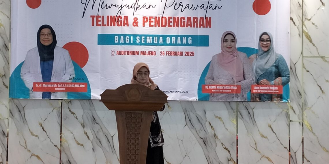 Ketua DWP Kemenag Rembang, Hj. Afifah Mukson Dikukuhkan Sebagai Bunda Inklusi, Bunda RA dan Duta Pendengaran