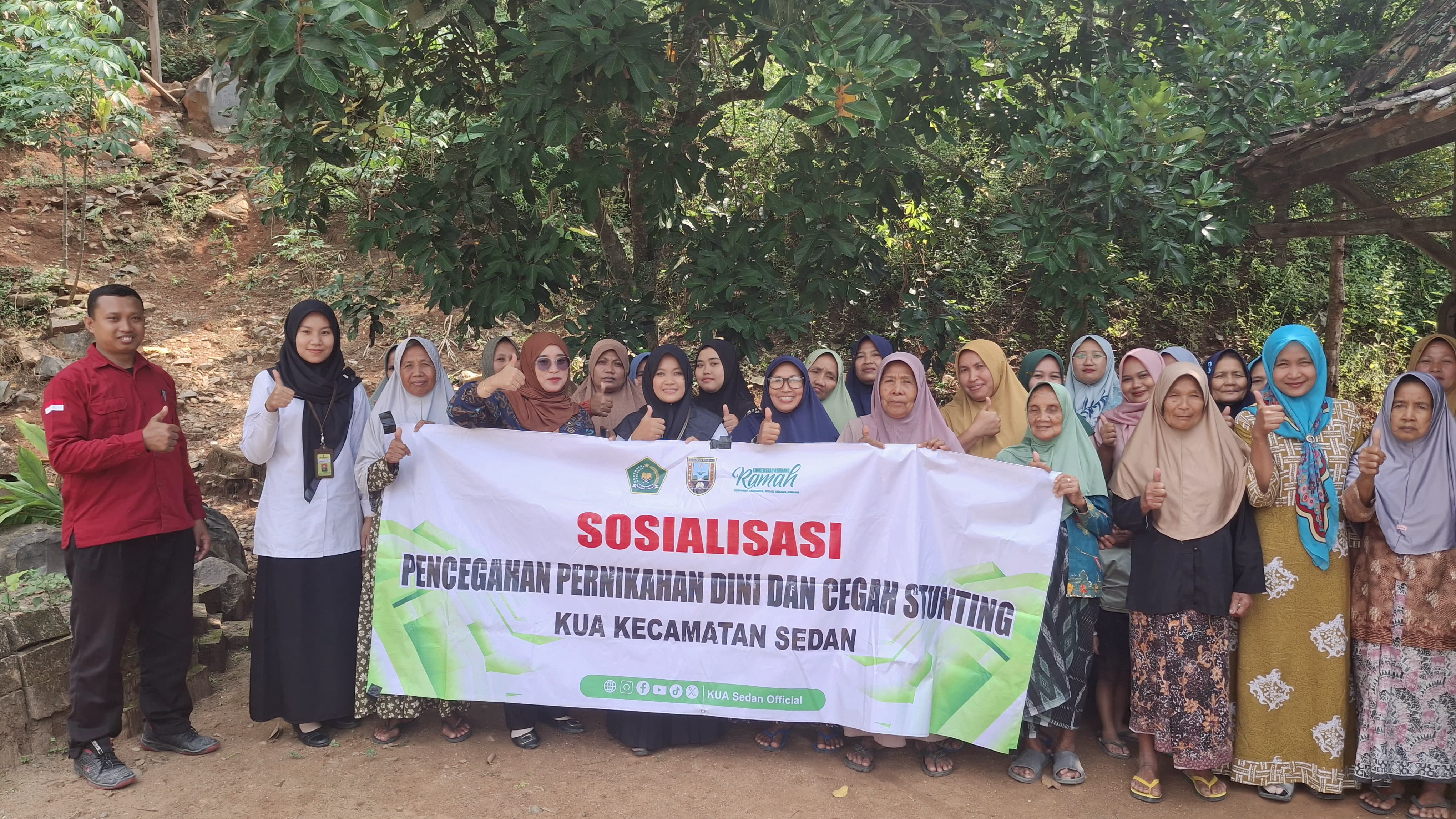 Penyuluh Agama Islam KUA Sedan Sampaikan Madharat Nikah Siri