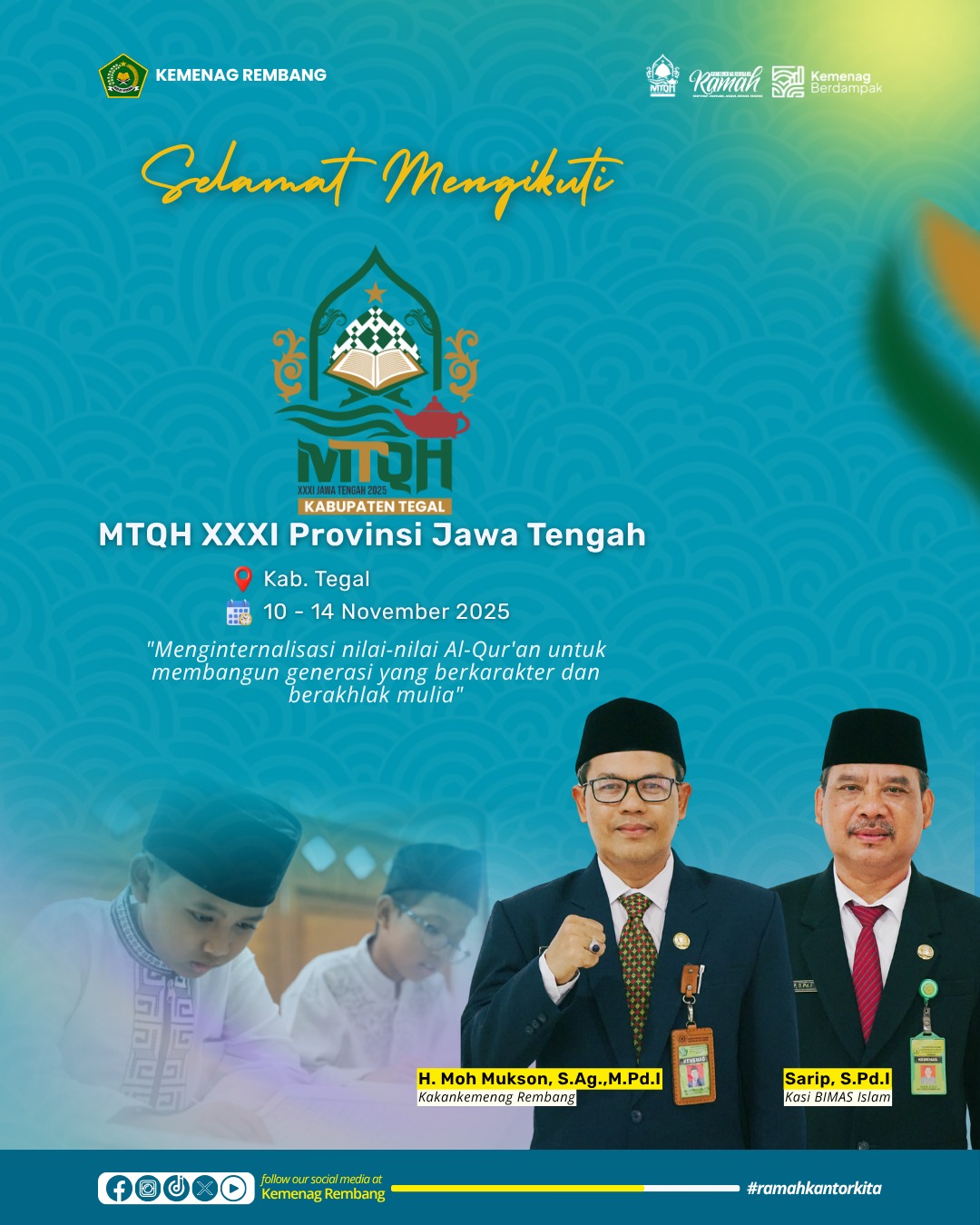 27 Peserta Berkompetisi di ajang MTQH Jawa Tengah