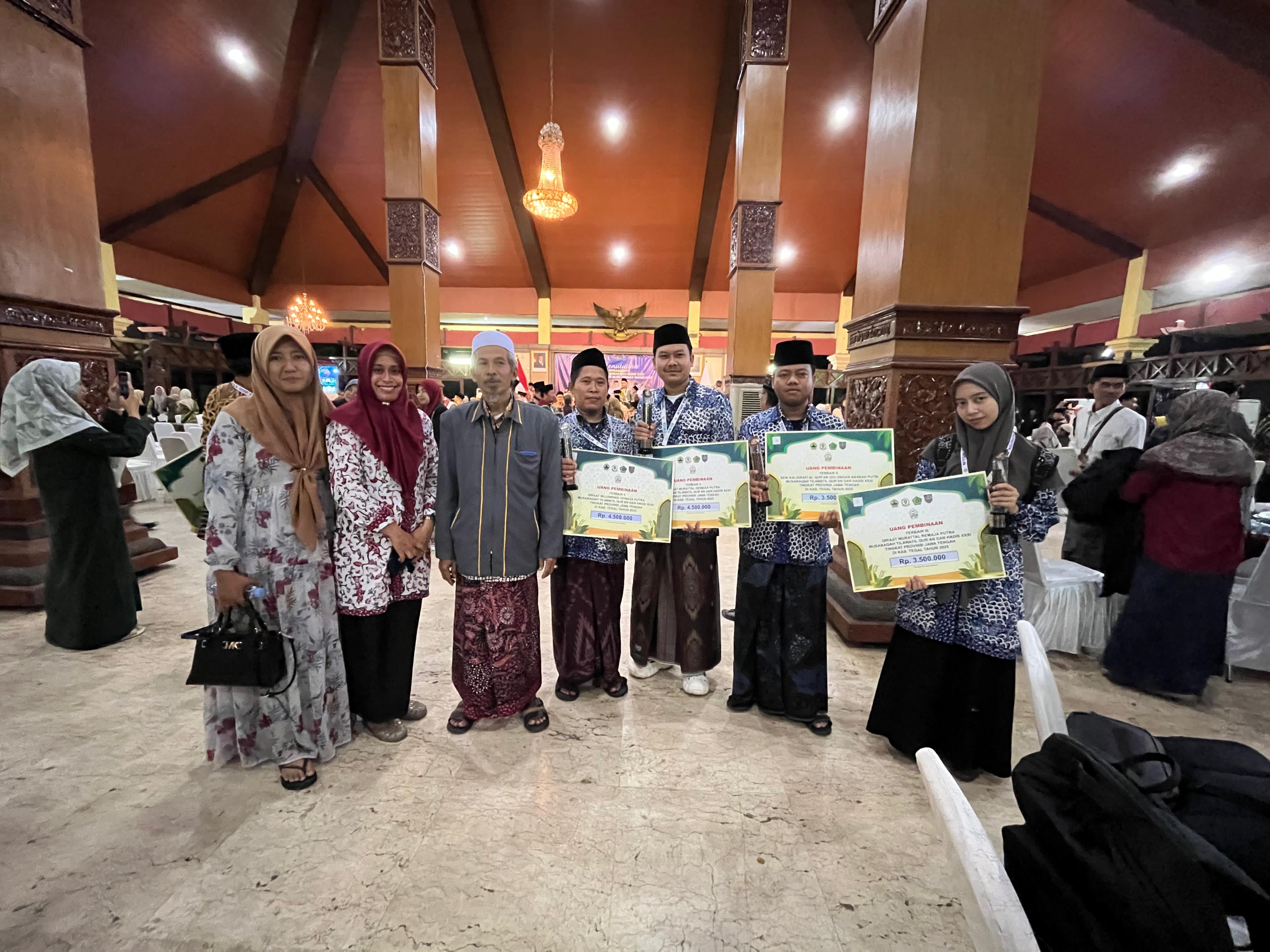 Kafilah Rembang Borong 3 Emas dalam MTQH XXXI Jateng